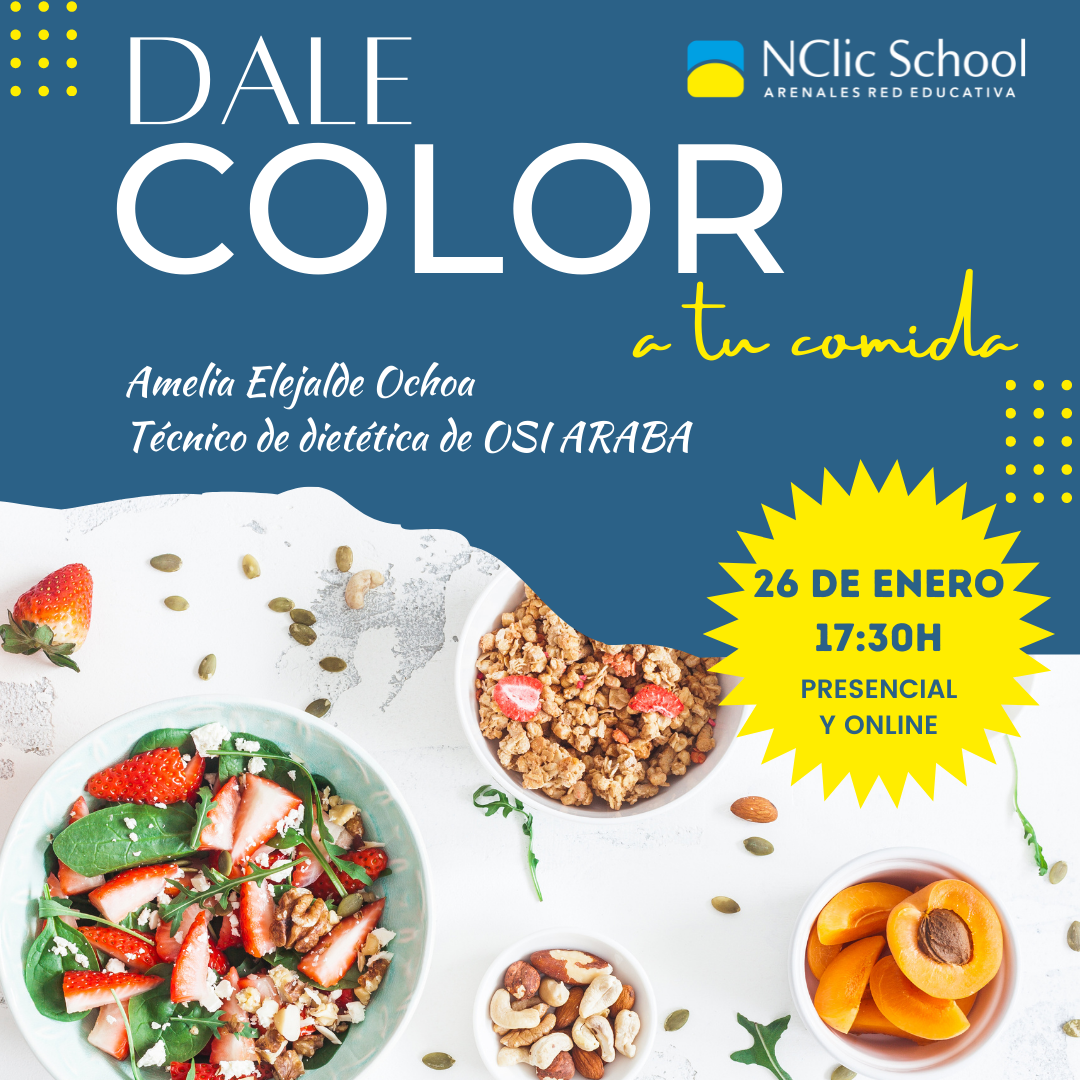Charla sobre nutrición infantil: dale color a tu comida